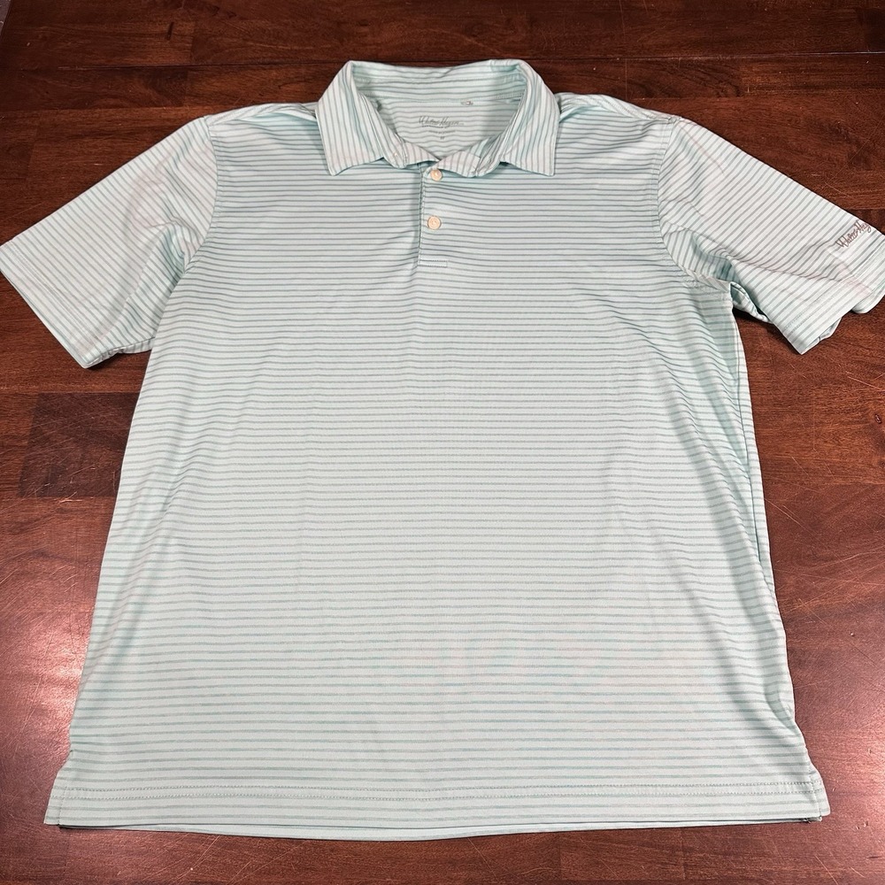 Walter Hagen Essentials Golf Polo Sz Medium Beach
